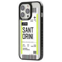 Personalisierte Bordkarte für Santorini