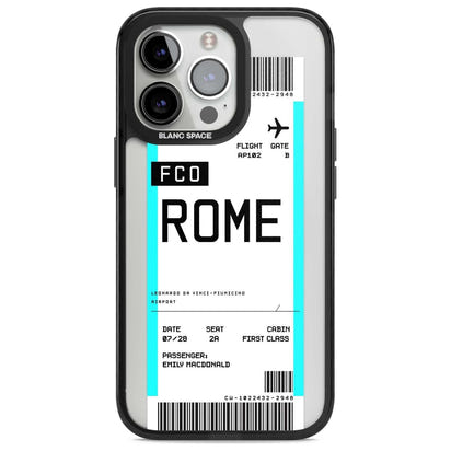 Personalised Rome Boarding Pass