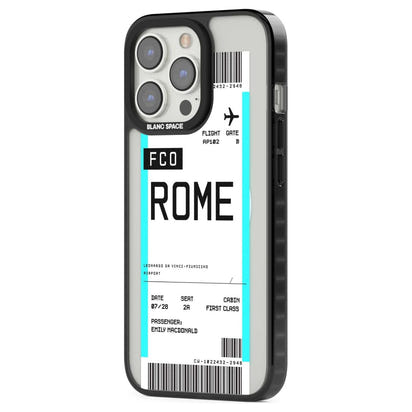 Personalised Rome Boarding Pass