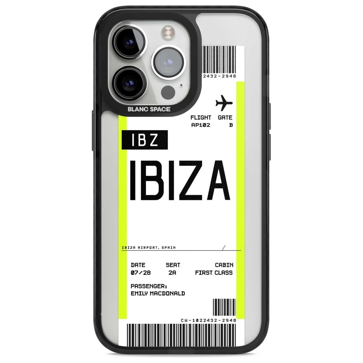 Personalised Ibiza Boarding Pass