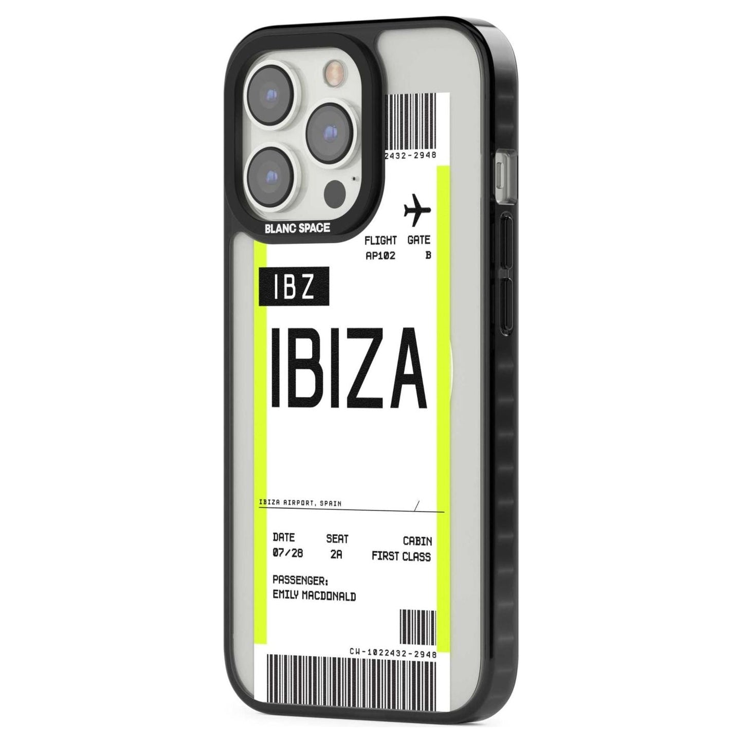 Personalised Ibiza Boarding Pass