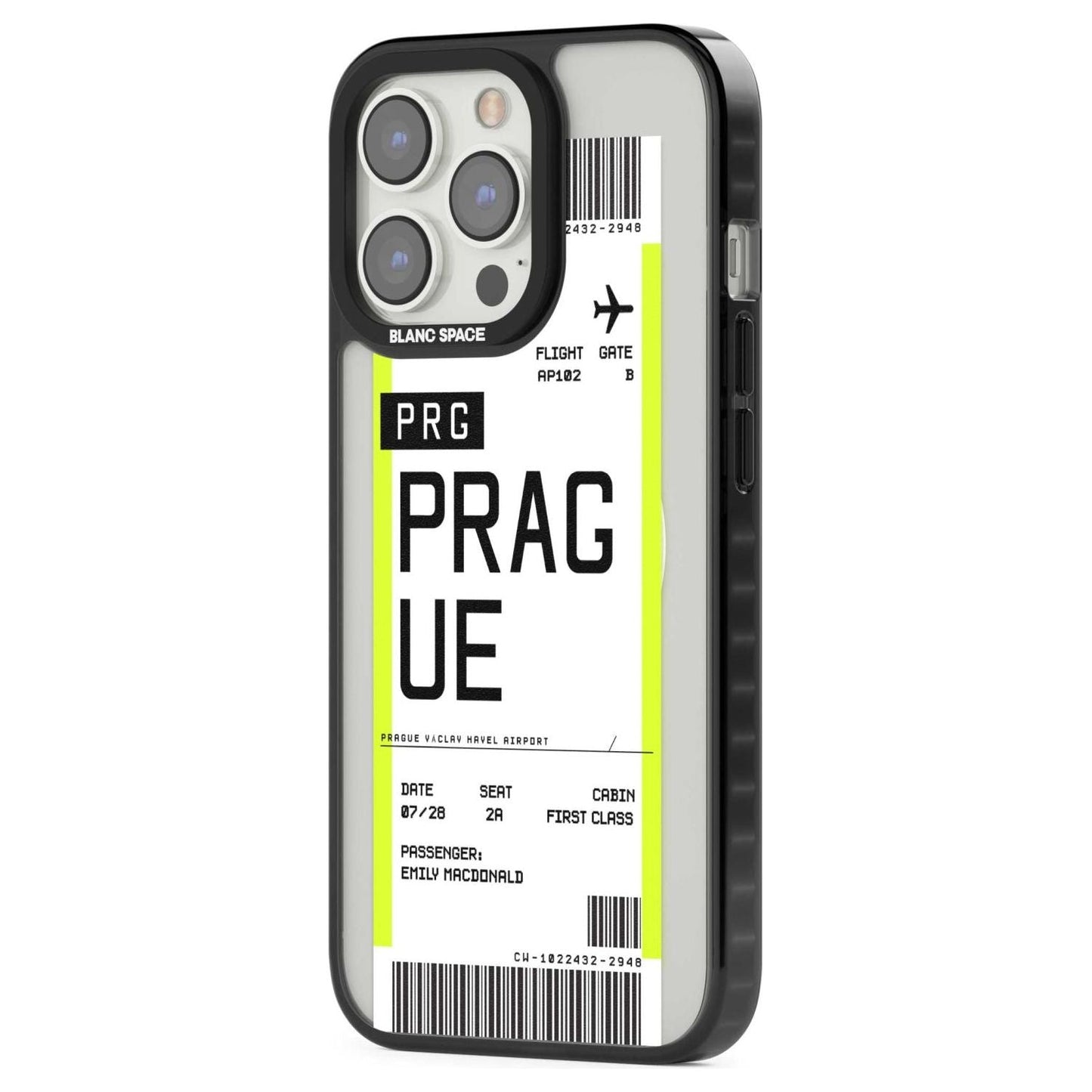 Personalised Prague Boarding Pass