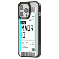 Personalised Madrid Boarding Pass