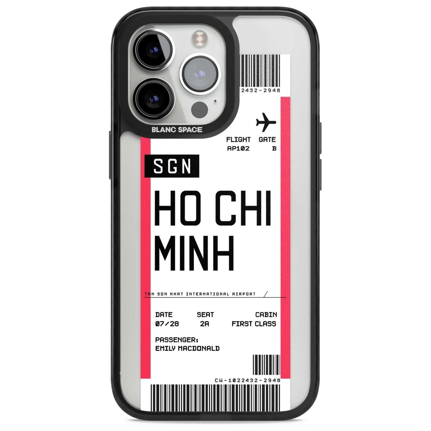 Personalised Ho Chi Minh Boarding Pass