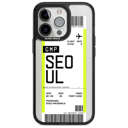 Personalised Seoul Boarding Pass