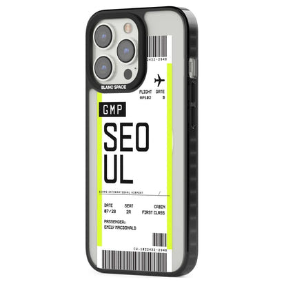 Personalised Seoul Boarding Pass