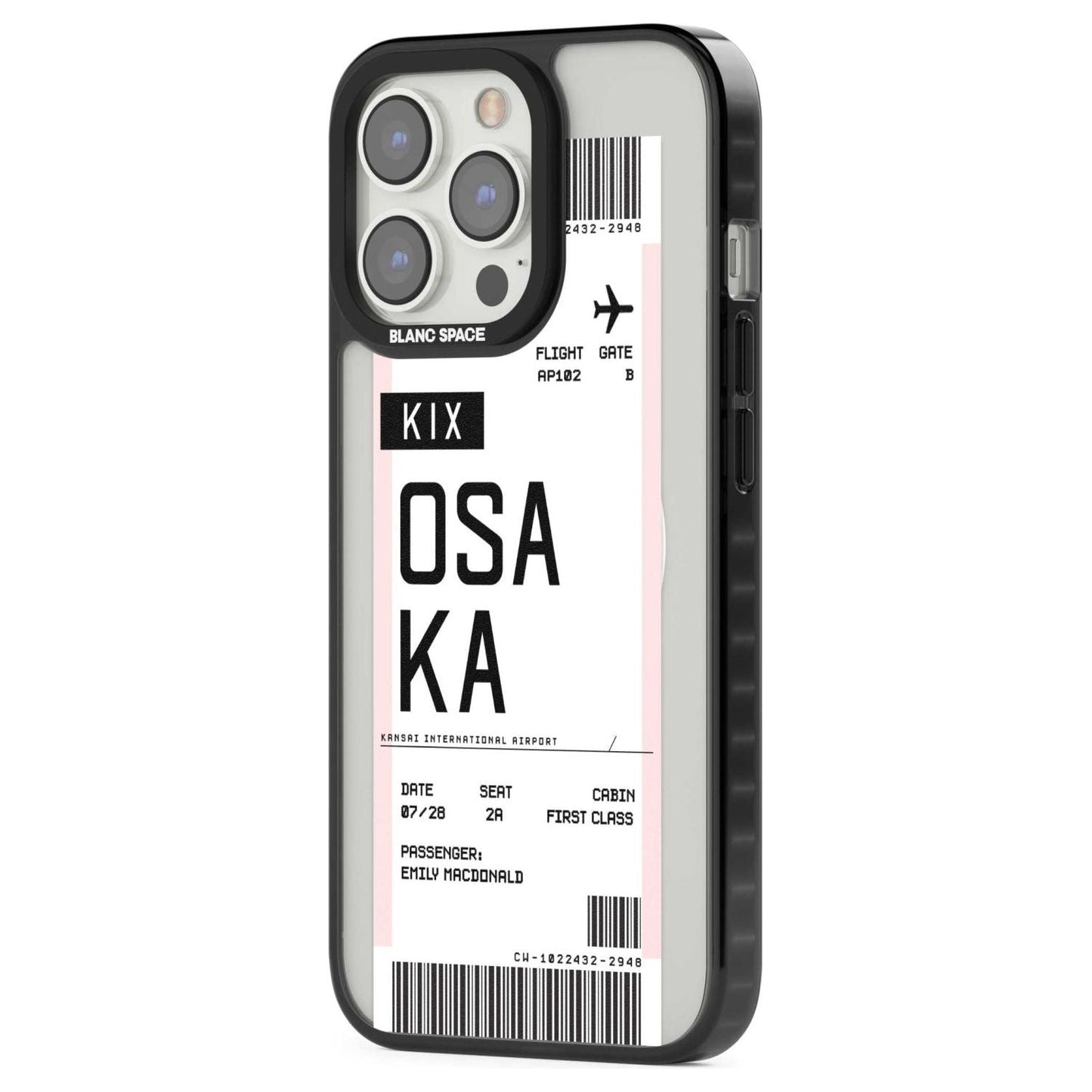 Personalised Osaka Boarding Pass