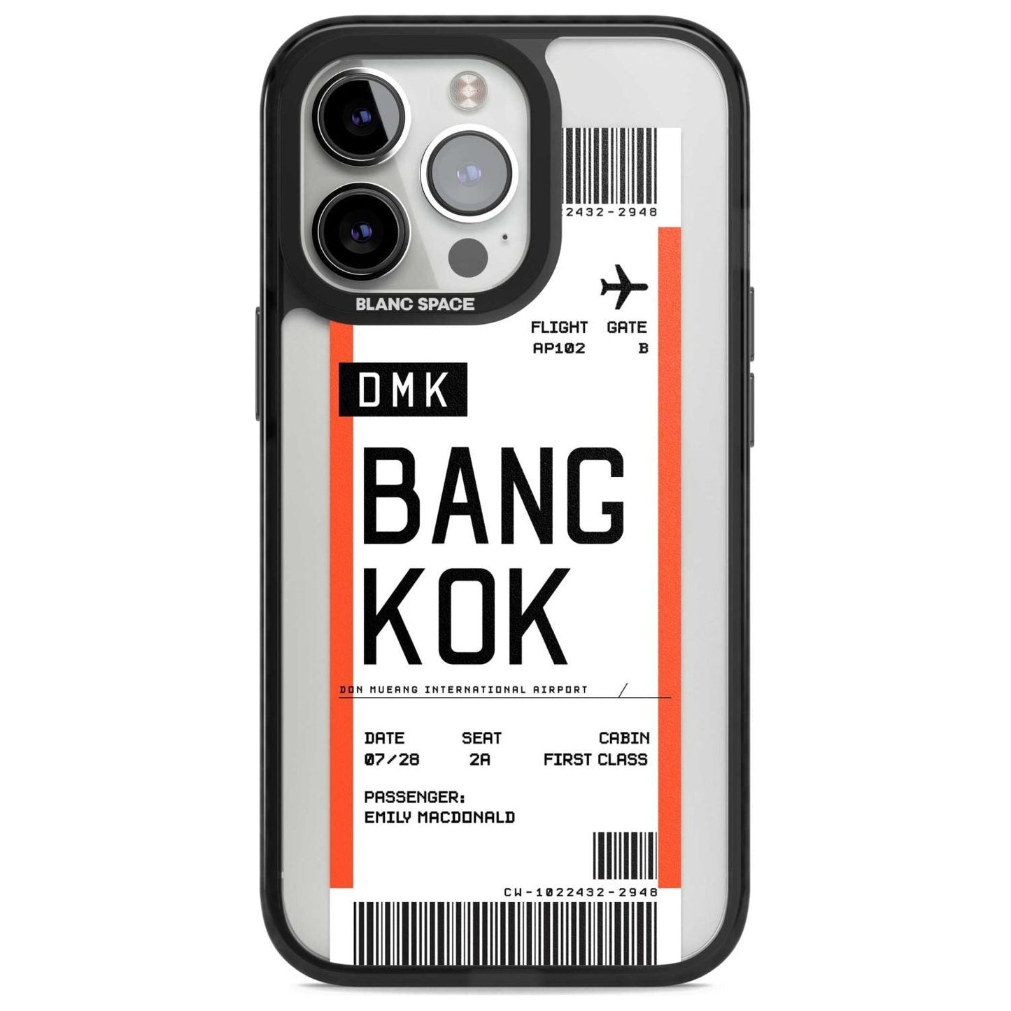 Personalised Bangkok Boarding Pass