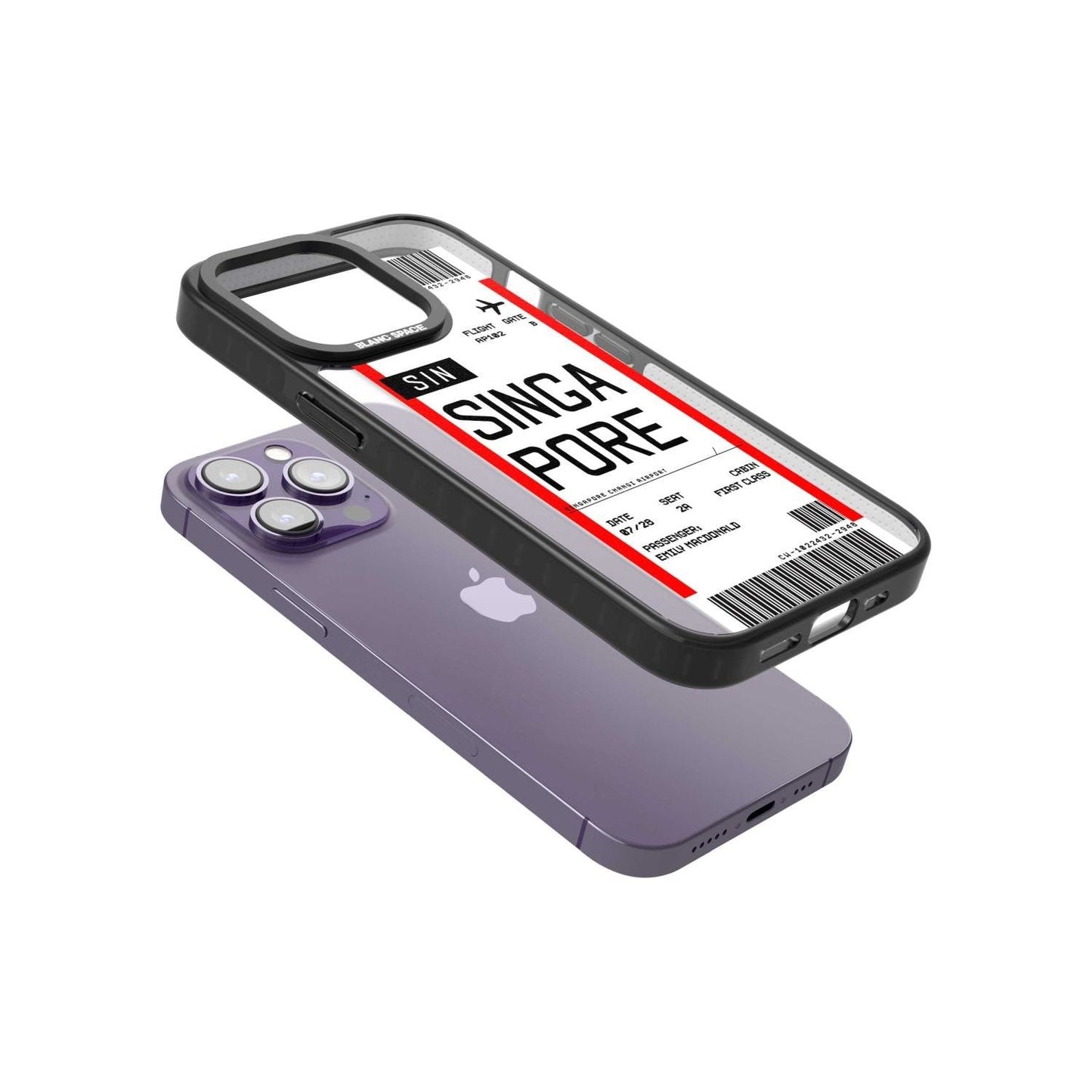 Personalised Singapore Boarding Pass