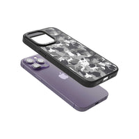 Dunkelgraue Katzentarnung