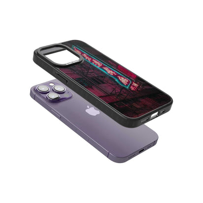 Neon-Kanji-Stadtbild