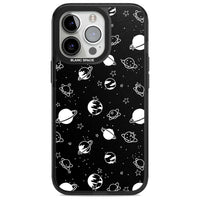 White Planets On Black