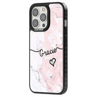 Personalised Pink Marble