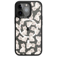 Motif de chien Westie