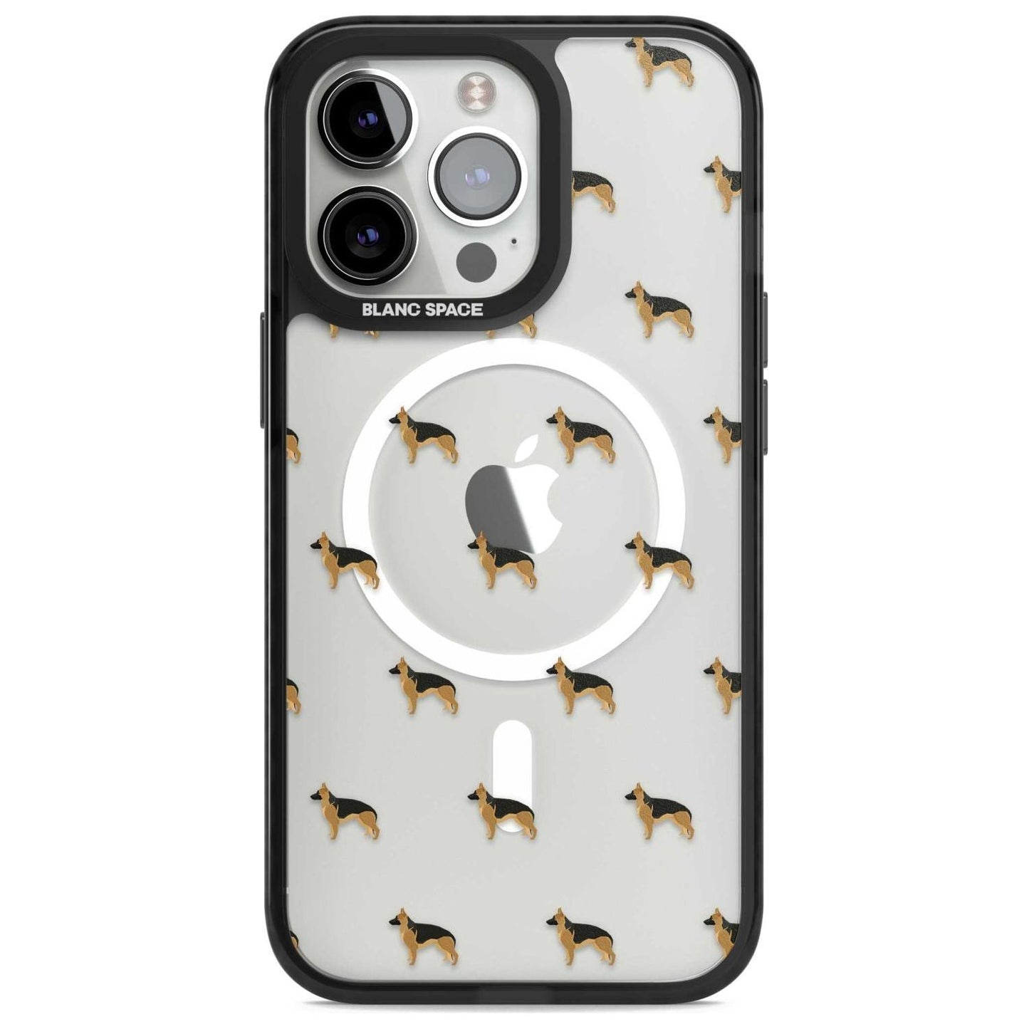 German Shepherd Pattern Clear