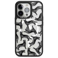German Shepherd Pattern Black