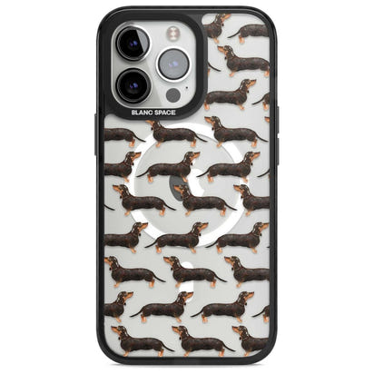 Dachshund Pattern Black Tan