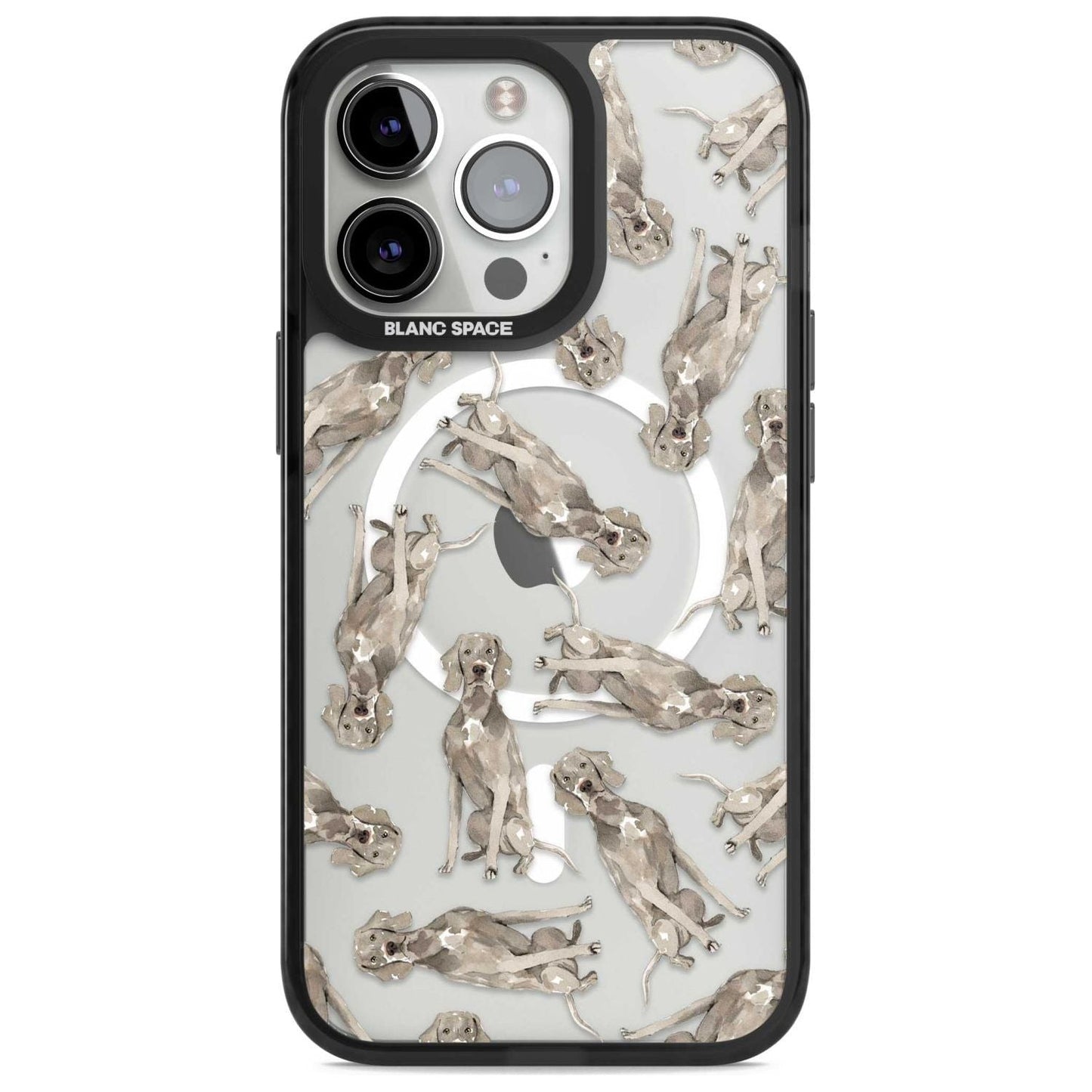 Weimaraner Watercolor Dog