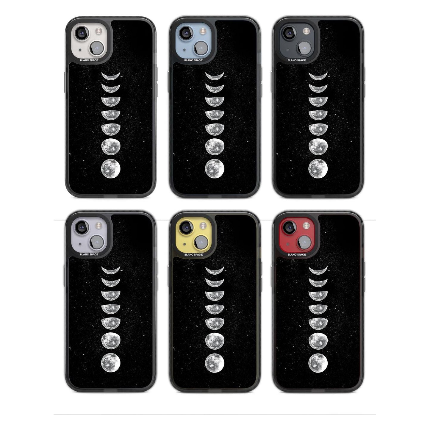 Light Watercolour Moons