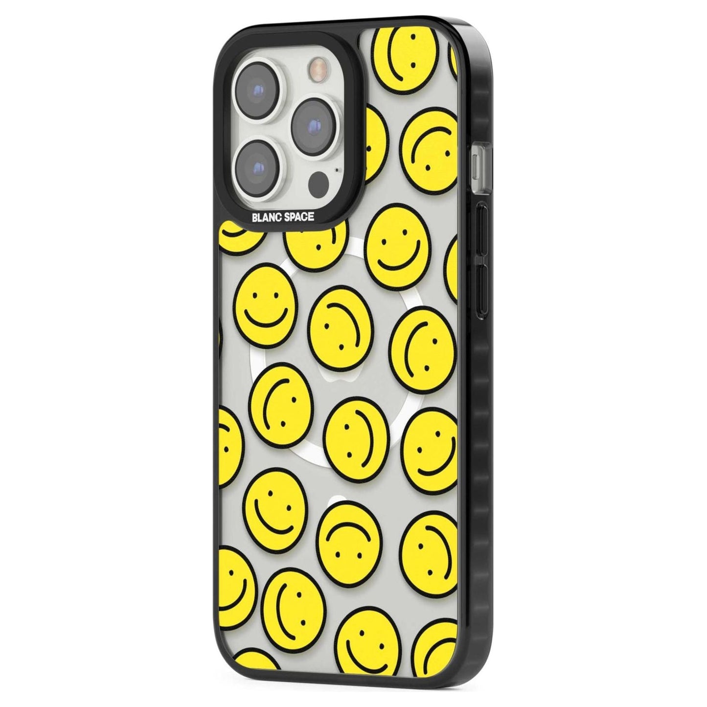 Motif de visage souriant