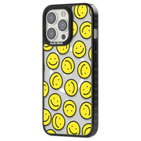 Motif de visage souriant