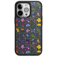 Grille de fleurs sauvages