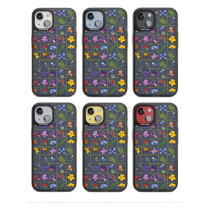 Grille de fleurs sauvages