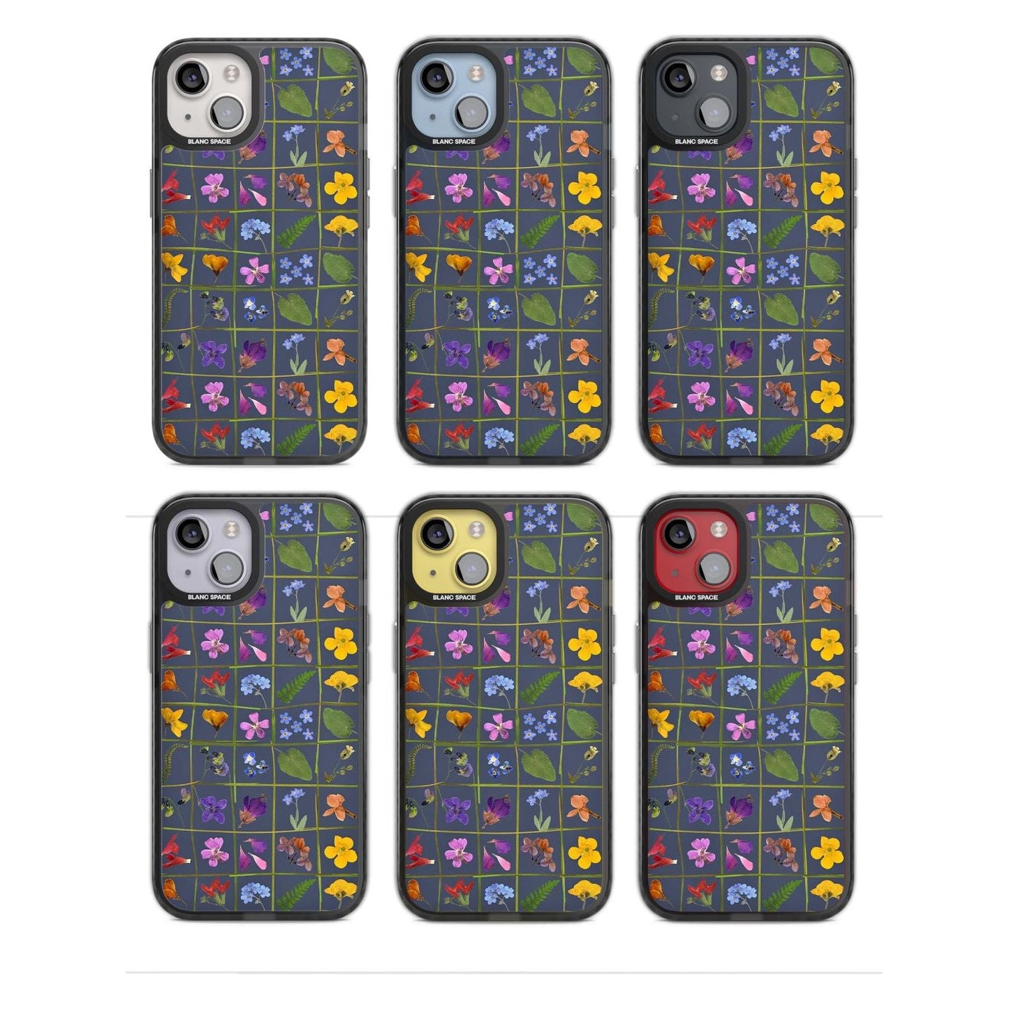 Grille de fleurs sauvages