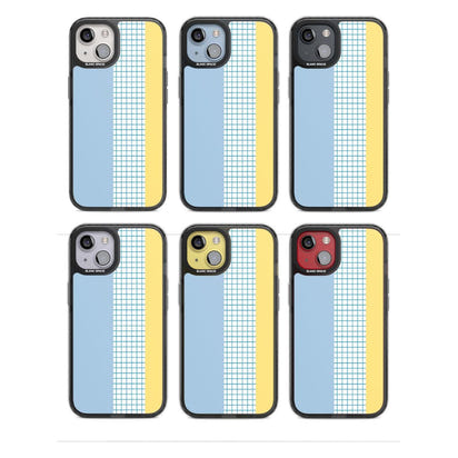 Abstract Grid Blue & Yellow