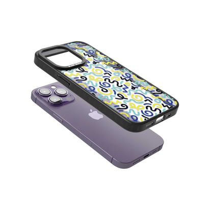 Blue & Yellow Memphis Retro