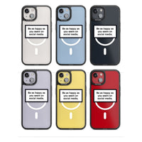 Heureux sur les réseaux sociaux