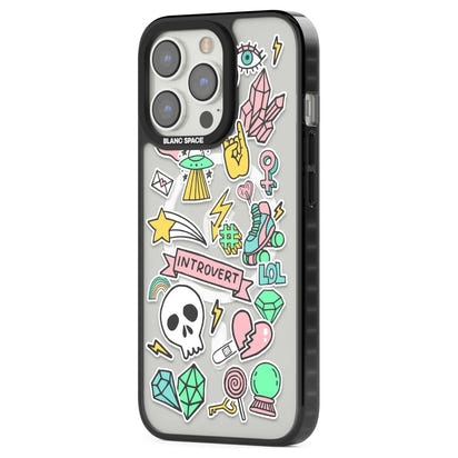 Autocollant introverti