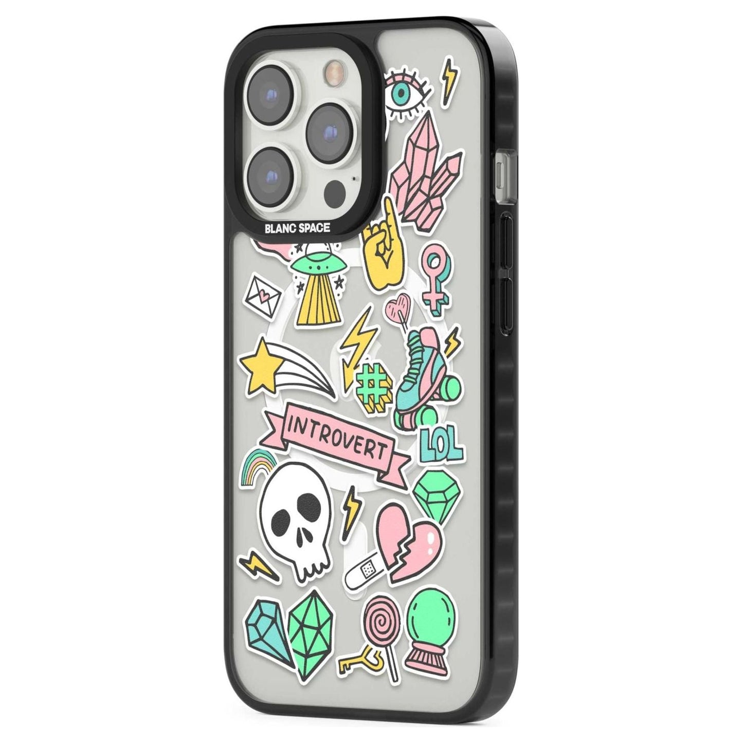 Autocollant introverti