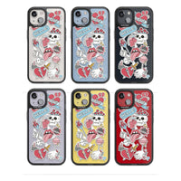 Autocollants Crâne et Fleurs