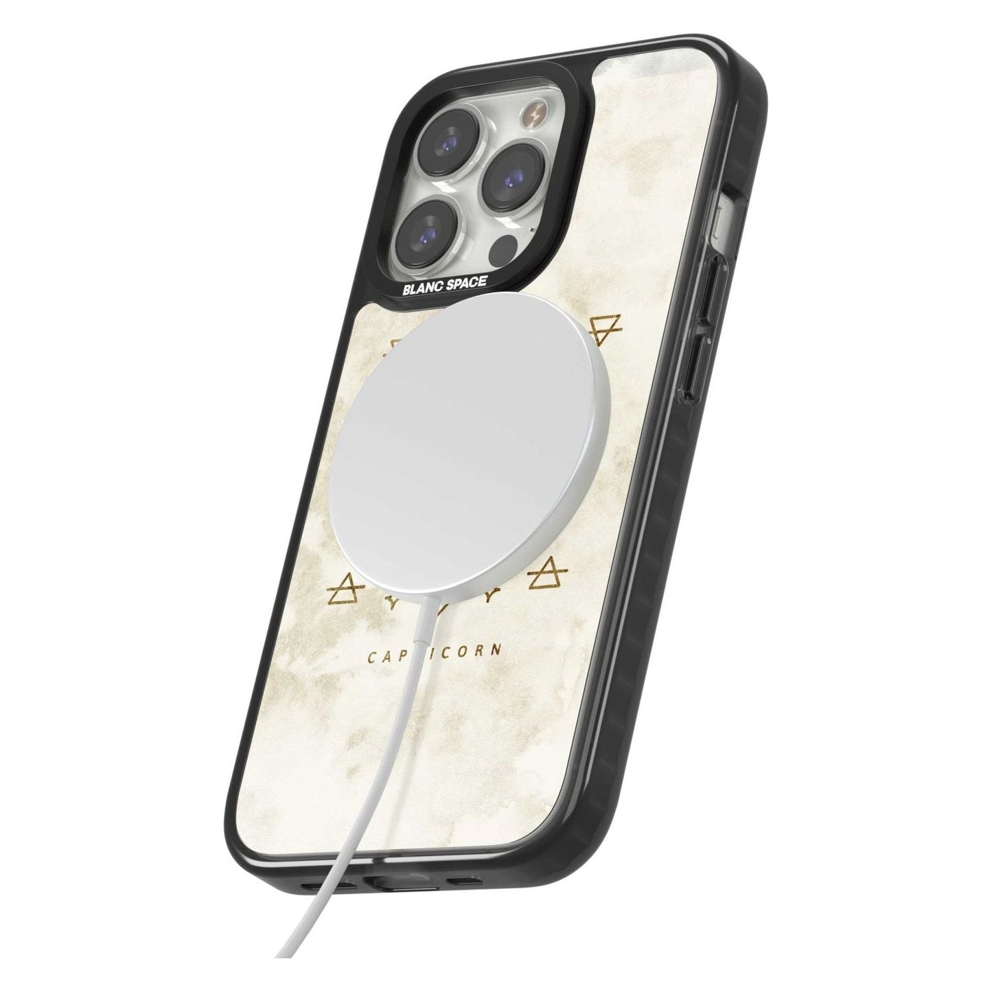 Motif du zodiaque Capricorne en or