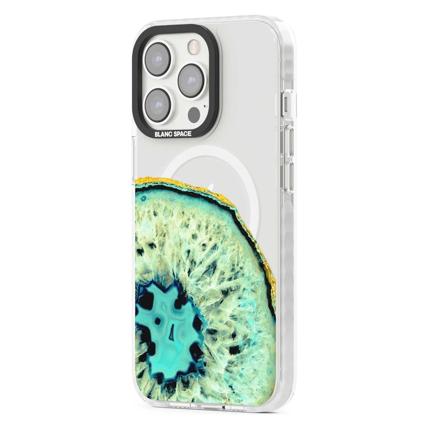 Géode turquoise en cristal