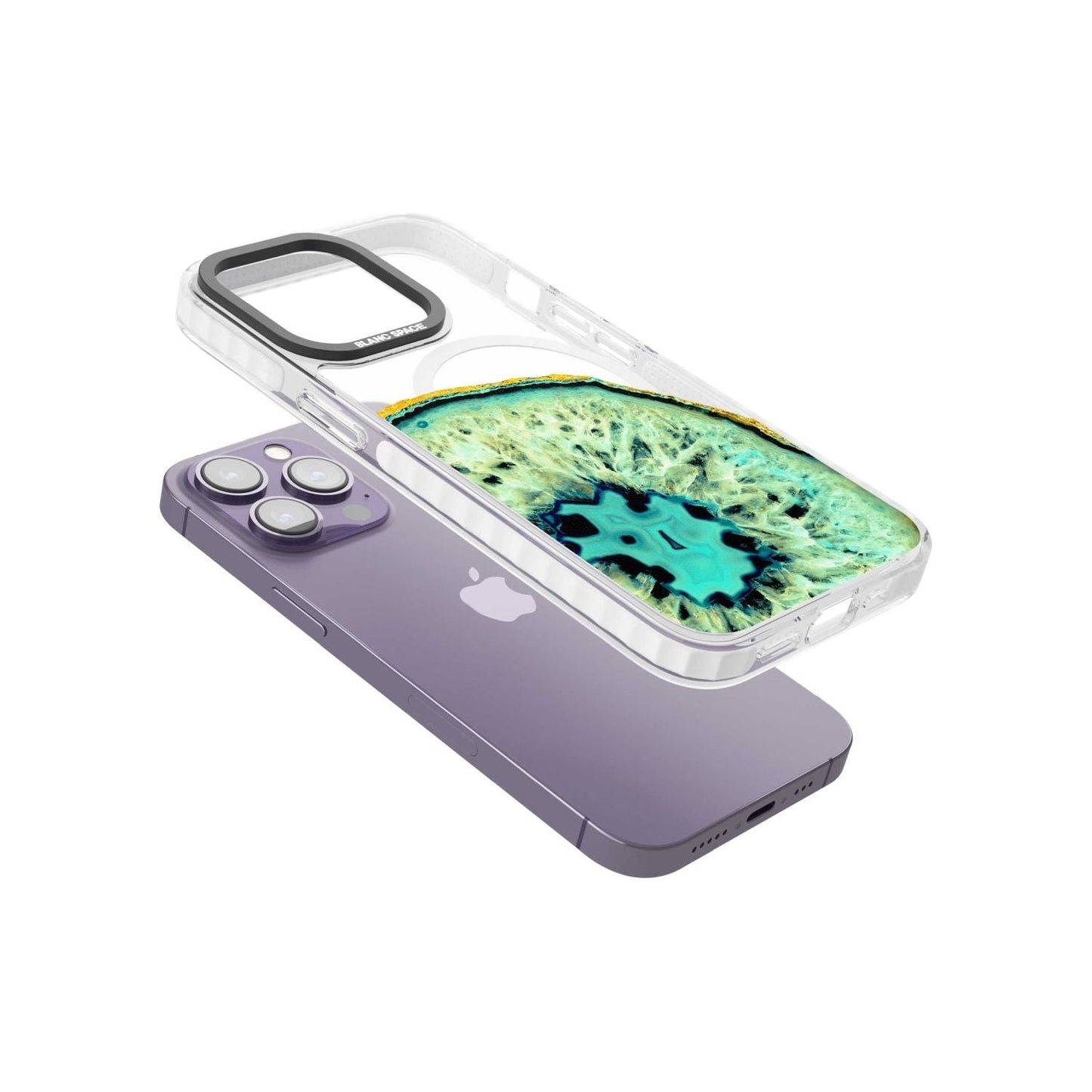 Géode turquoise en cristal