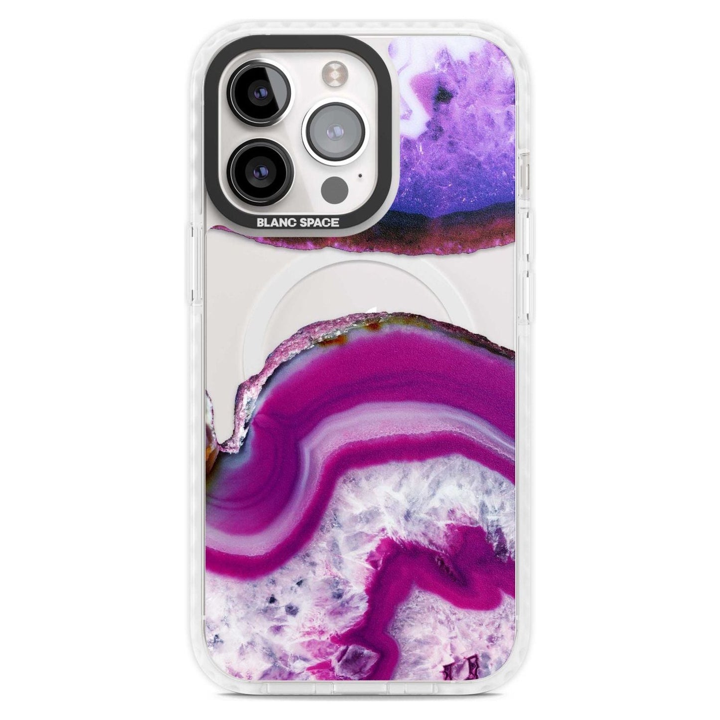 Tranche de cristal d'améthyste