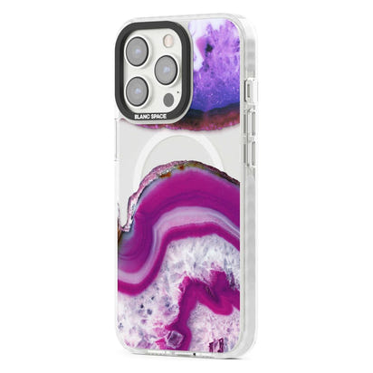 Tranche de cristal d'améthyste