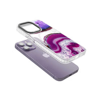 Tranche de cristal d'améthyste