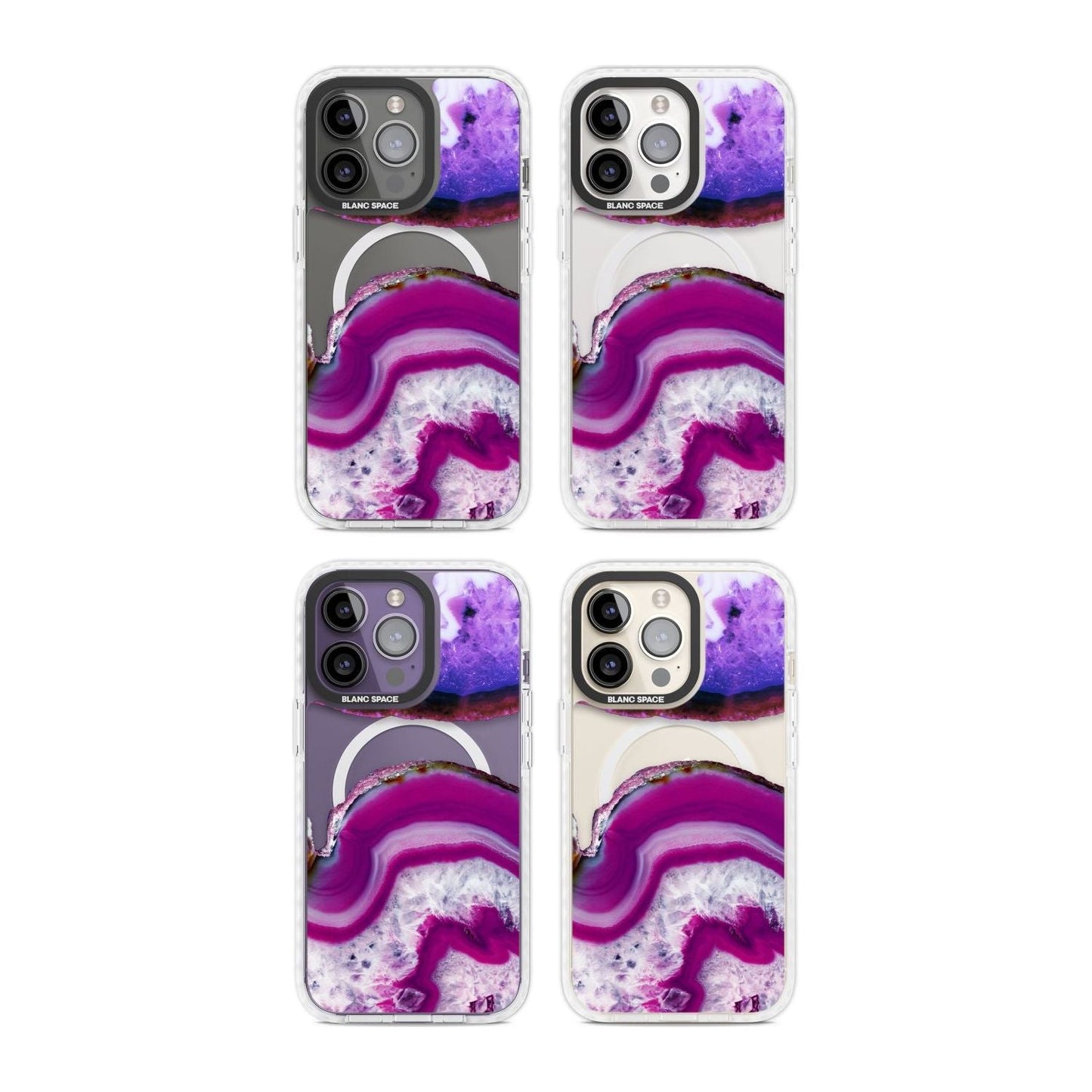 Tranche de cristal d'améthyste