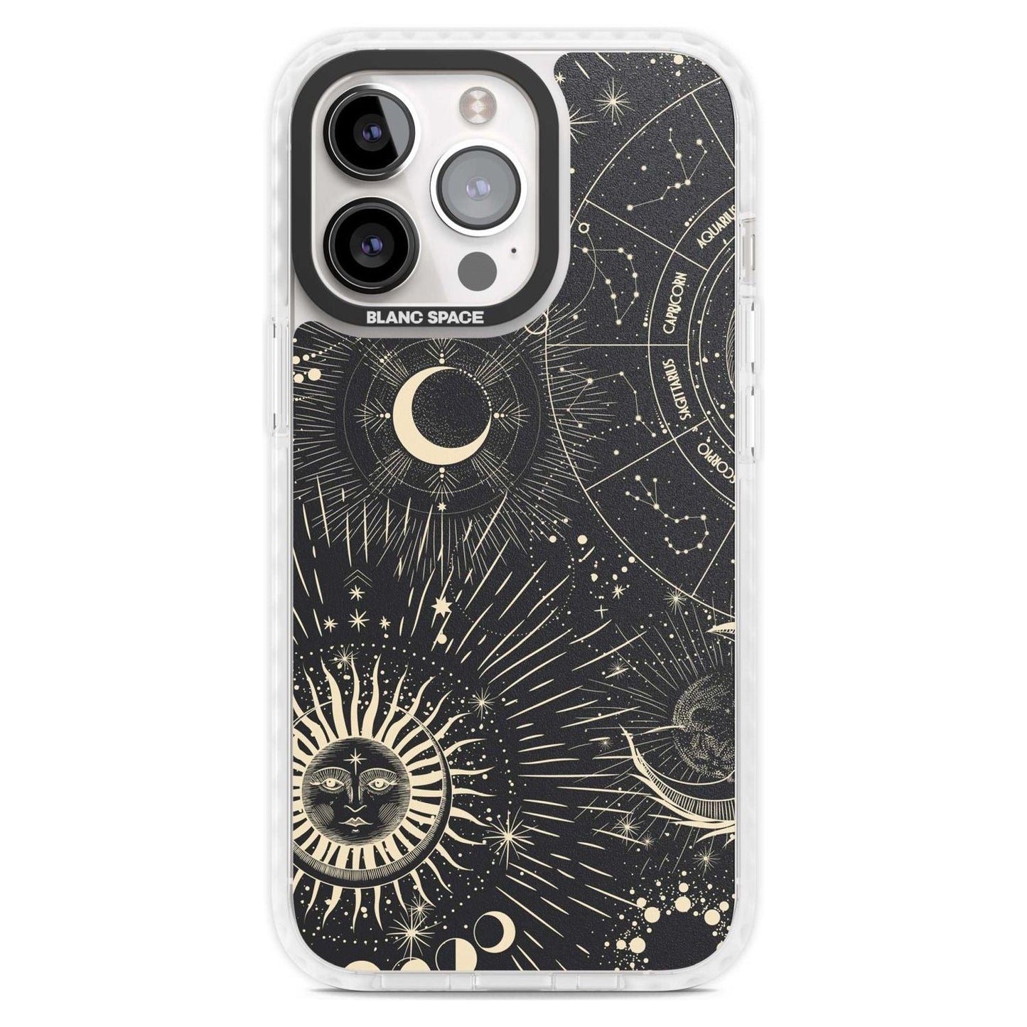 Soleil cosmique et symboles du zodiaque