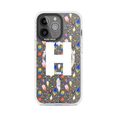 Personalised Abstract Floral Initial