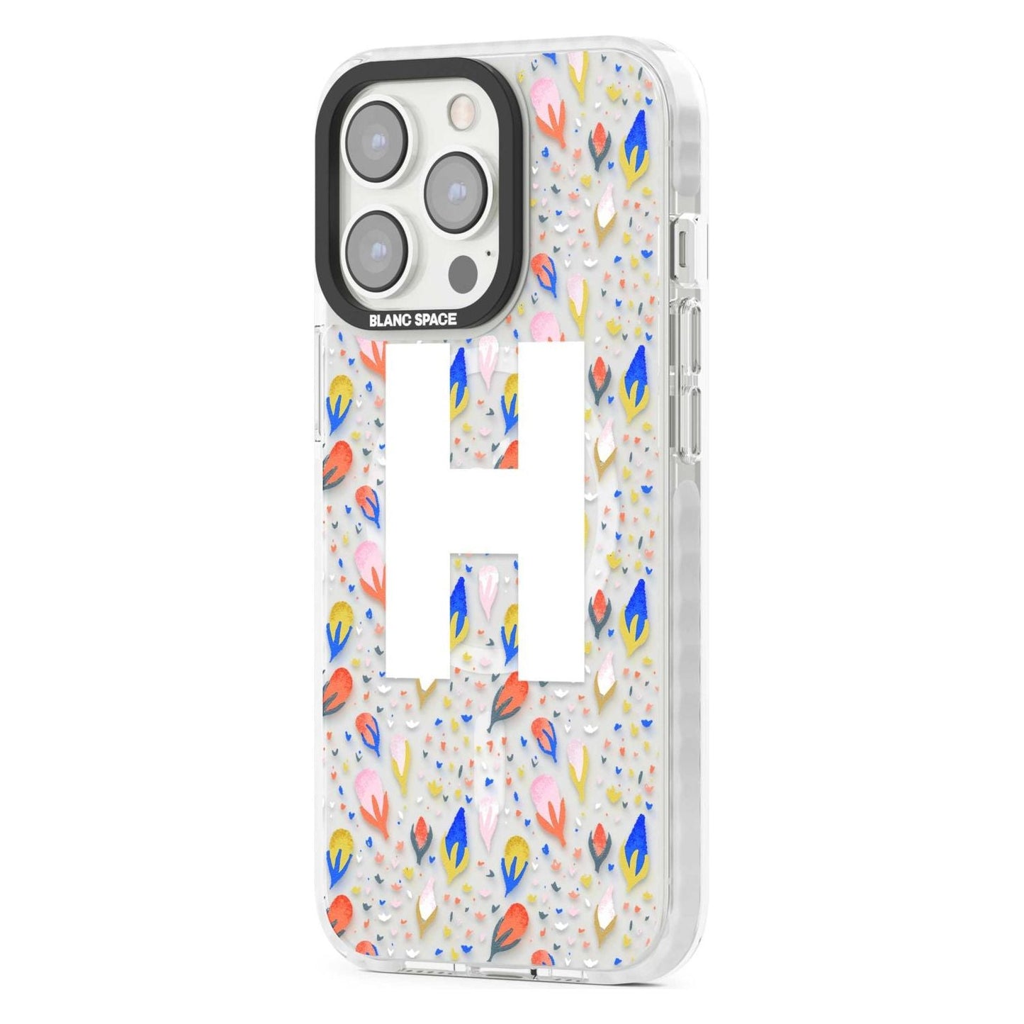 Personalised Abstract Floral Initial