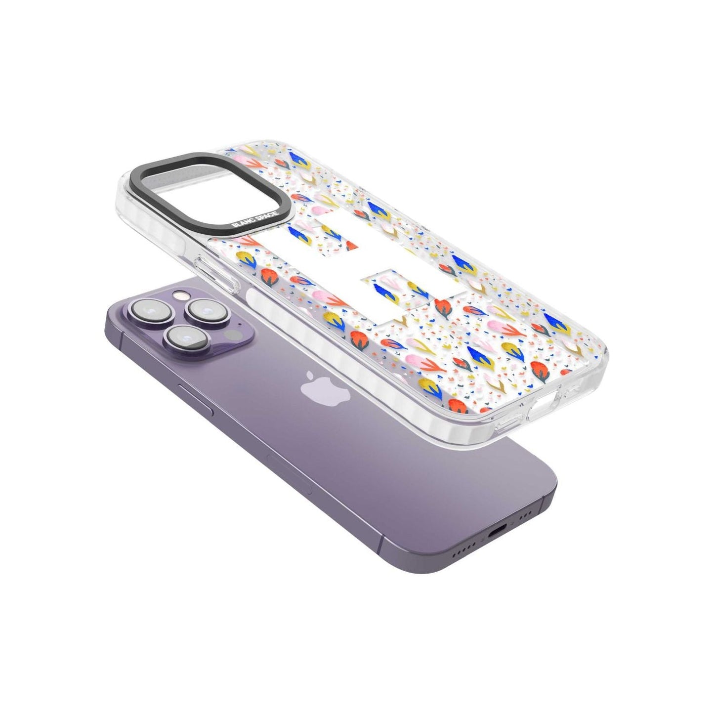 Personalised Abstract Floral Initial