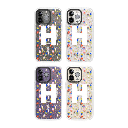 Personalised Abstract Floral Initial