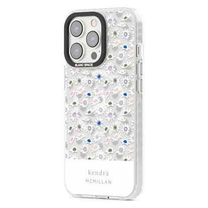 Personalised Grey & White Daisies