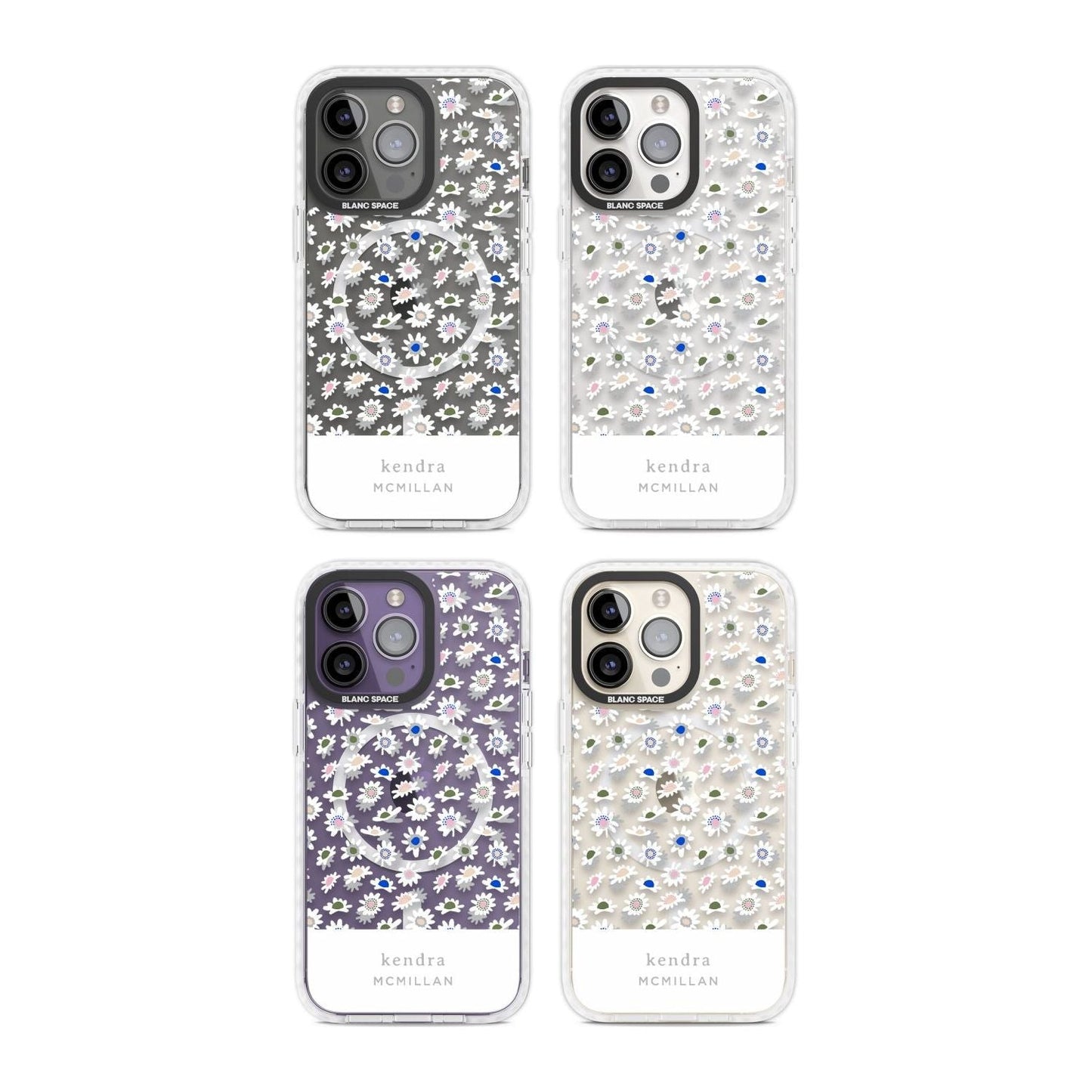 Personalised Grey & White Daisies