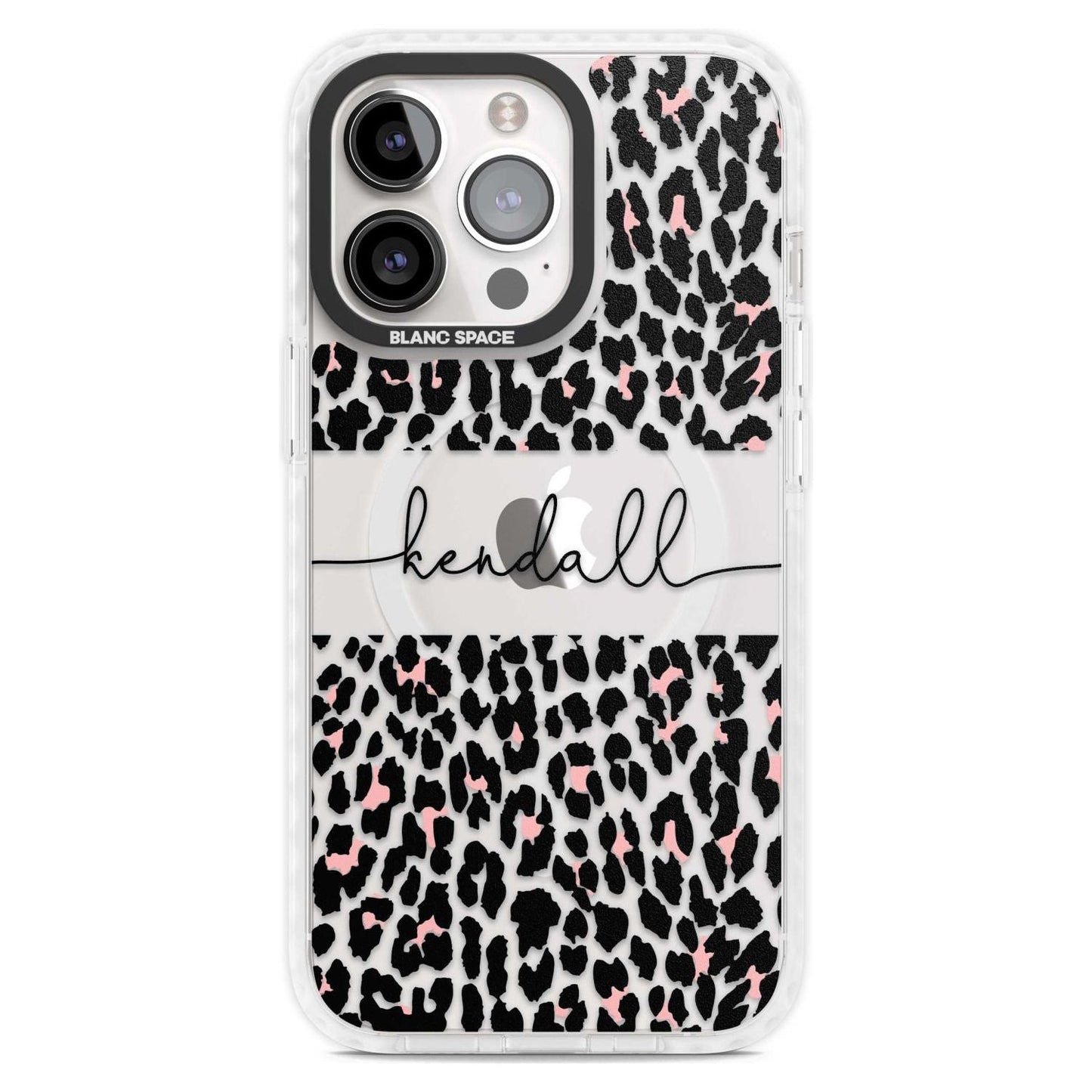 Personalised Cursive Leopard Spots