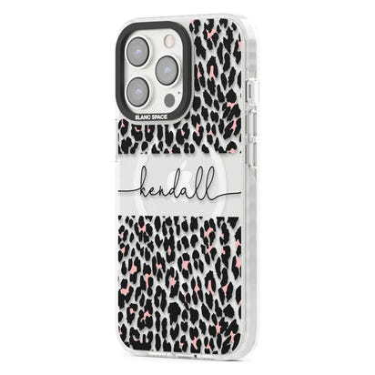Personalised Cursive Leopard Spots